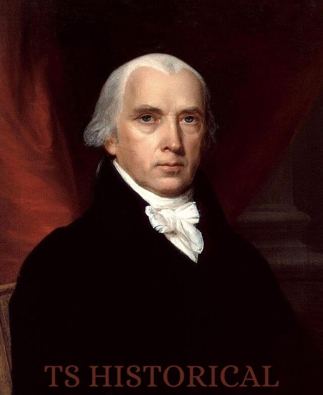 President James Madison and war of 1812