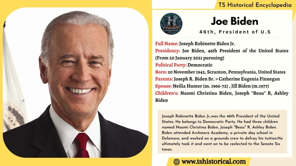 Joe Biden Facts -TS HISTORICAL