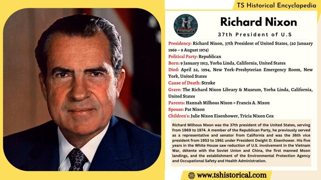 Interesting Facts About Richard Nixon TS HISTORICAL