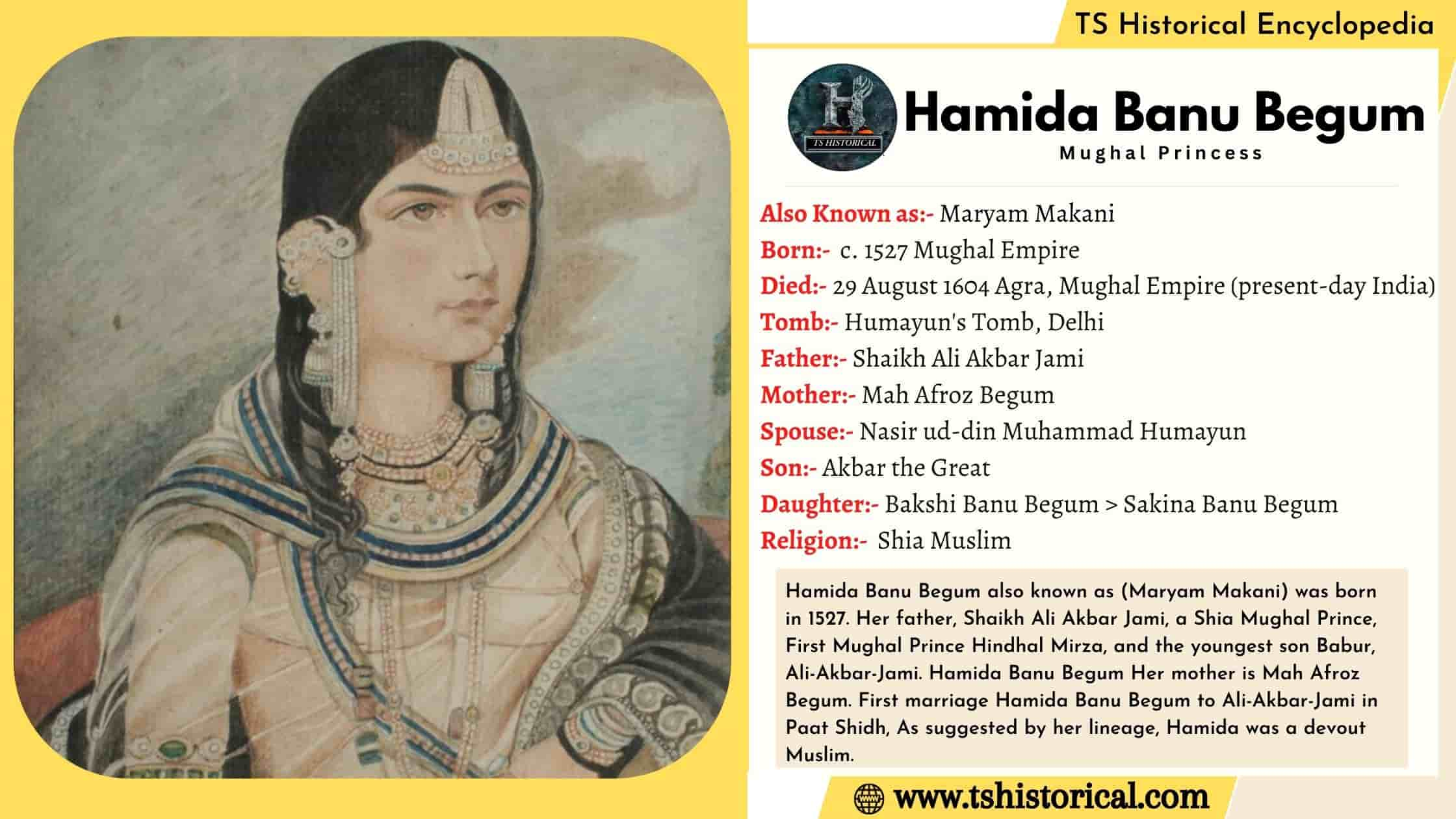 Facts about Hamida Banu Begum