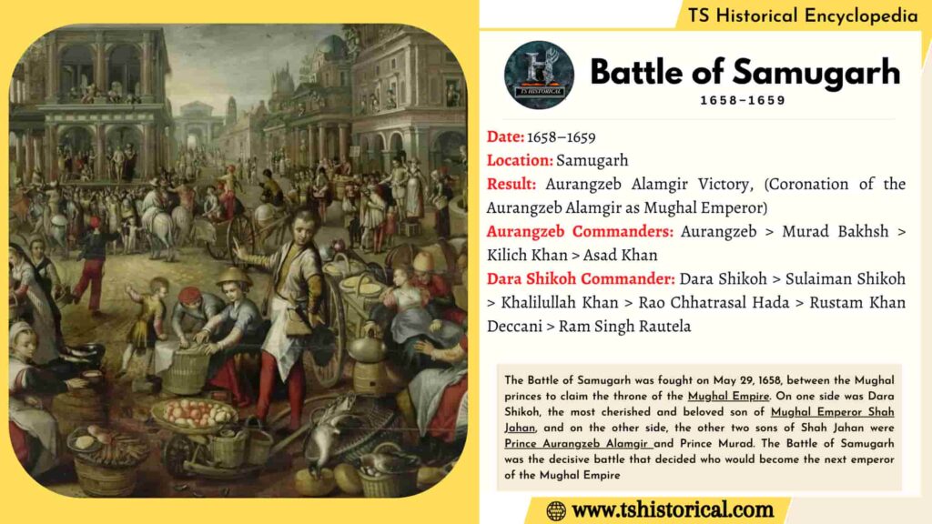 Battle of Samugarh Facts